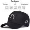 Women Xx Smiling Face Embroidery Baseball Caps Spring Autumn Outdoor Use Adjustable Casual Hats Sunscreen Hat Sportss Cap For Men And