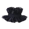 Palace Ruffled Scarf Fake Collar Necktie Adjustable Stand Collar Decorative Cape Wrap Neck Ruff Shawl Clown Choker Collar