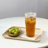 Large Capacity Straw Cup Transparent Cold Drink Cup Creative Glass Cup  Juice Beer
