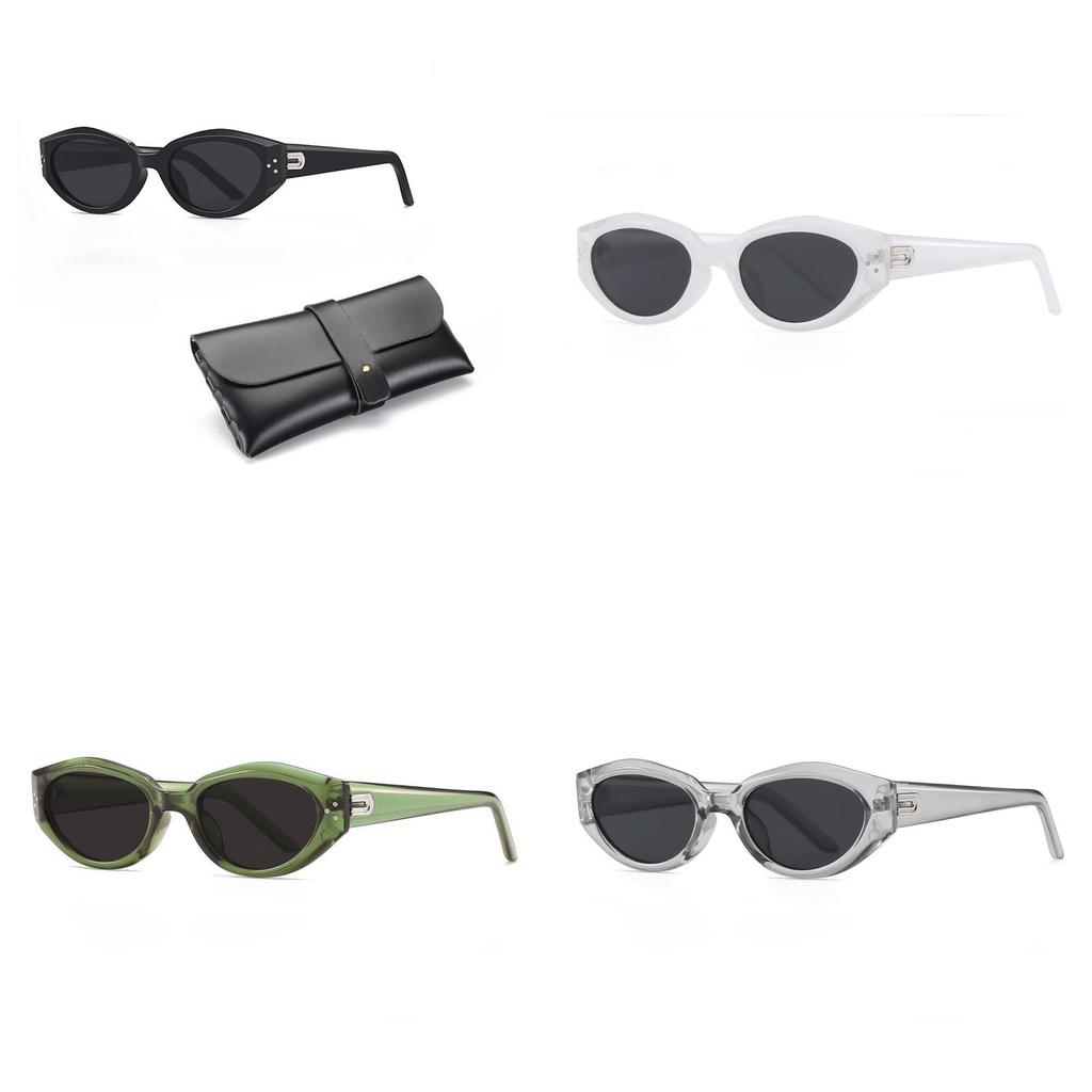 Vintage Cat Eye Sunglasses Women Uv400 Polarized Resin Frame For Outdoor Sun Protection