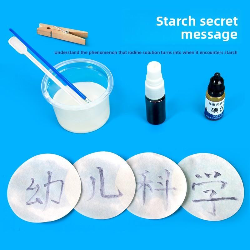 Childrens Chemistry Science Kit With Iodine Tincture Starch Solution Diy Materials For Elementary Students