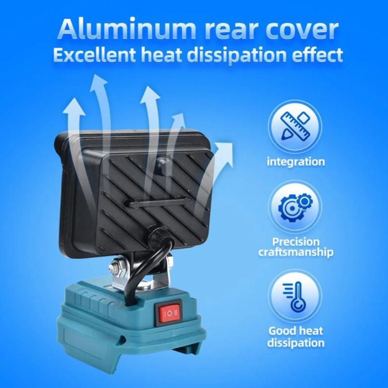 For Makita 18V Li-Ion Battery Led Work Light 3/4/6/8 Inch Flashlight Portable Emergency Flood Lamp Camping Lamp