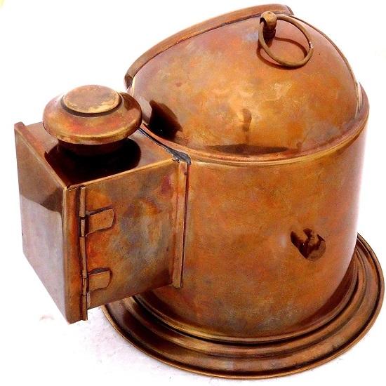 Brass Compass Hiking Survival Directional Antique Gimbal Working Compass Boating