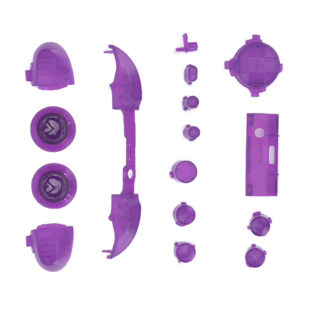 Komplette Tasten Mod Kits Trigger Komplettes Trigger Modul Set für XBOX Series X für XBOX Series S ControllerTransparent Lila
