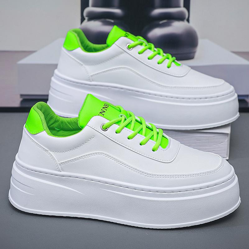 

Men S Leather Upper Casual Shoes Thick Bottom Elevator Sneakers, Comfortable Non-Slip Men S Walking Shoes For Daily Wear 42