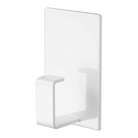 Yamazaki Jitsugyo 5417 Magnetic Laundry Basket Holder White Approx. W8XD4.3XH12cm Tower Floating Organize