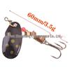 Rotating Hand-Cranked Sequin Blade Spinner Lure Set