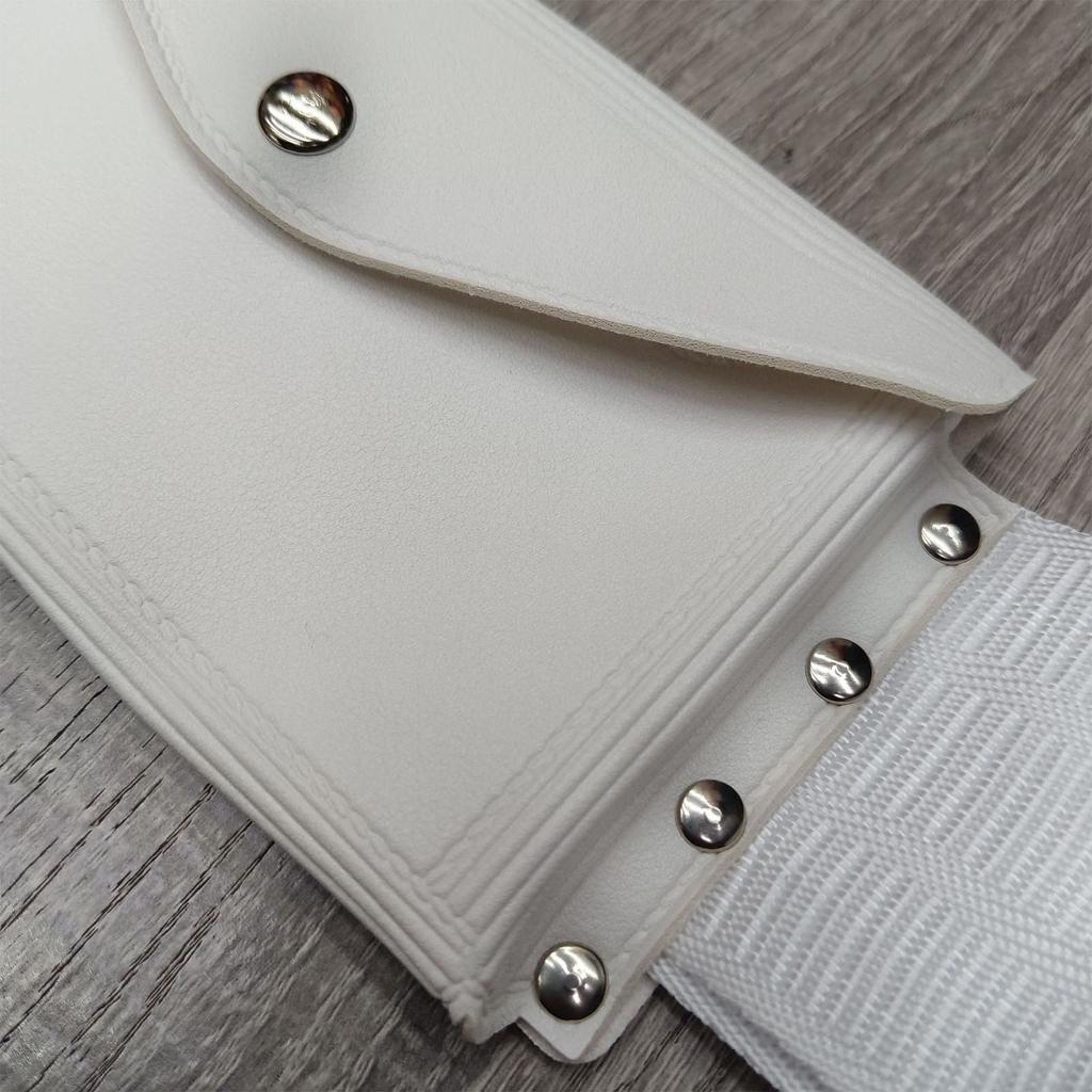 Studded Waist Belts for Jeans Pants Stretchy Wide Belt Girdle Arab Fanny Pack White Belt Bag for Cowboy Girdle