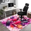 1PC Custom Name Lipstick Lip Gloss Collection Theme Floor Mat Ideal for Living Room, Game Rooms, Office, Bedroom,Floor Mat Playful Design