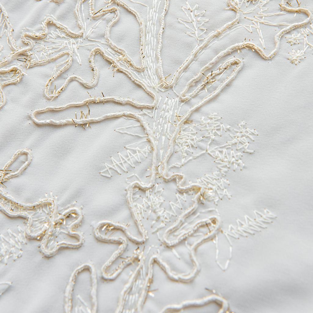 Trendy Embroidered Voile Curtains for Bedroom Living Room Windows Floral Sheer Drapes Country Style