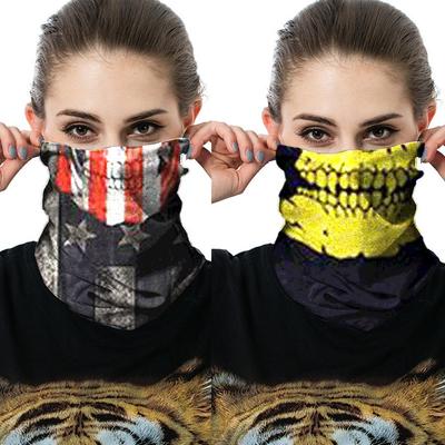 UV Protection Windproof Headband Shield Mask Printing Cycling Scarfs New UV Face Mask Men Women