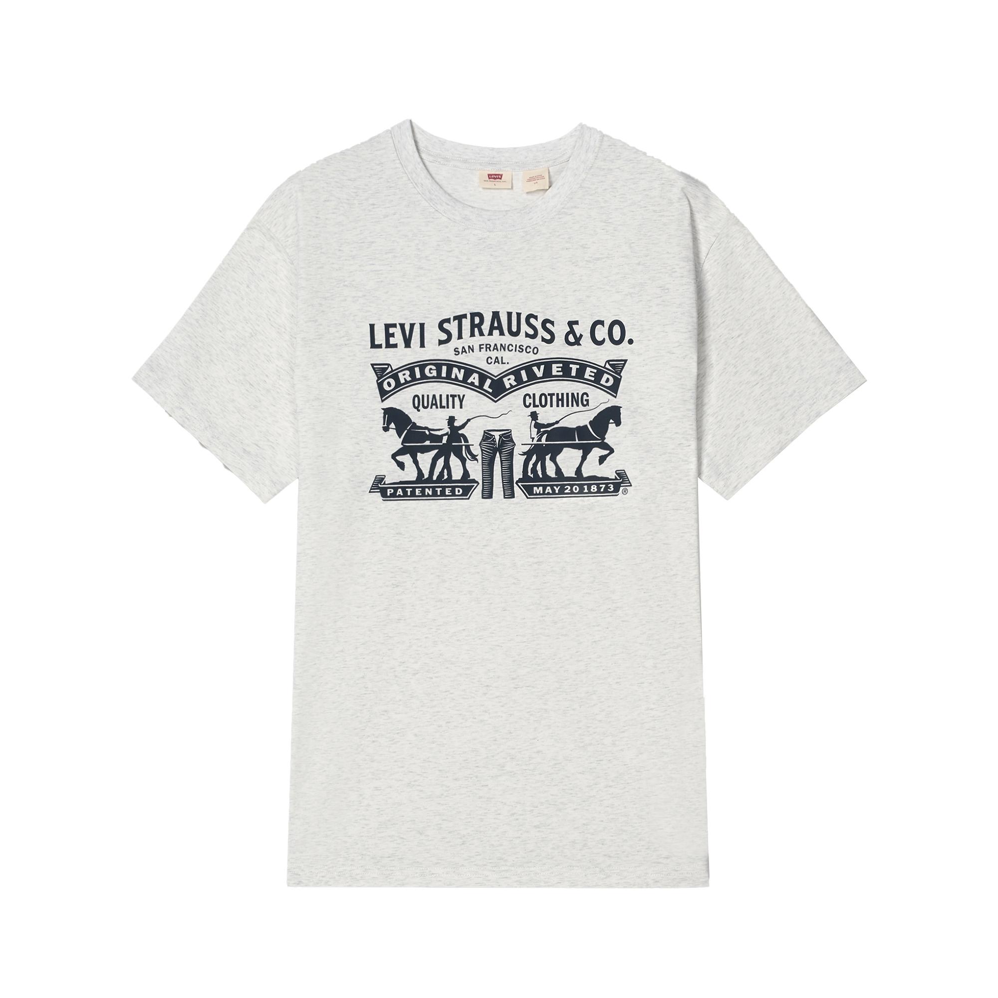 

Levis Relaxed American Casual Short Sleeve Pullover T-Shirt Unisex tops 006WZ-0001 XL