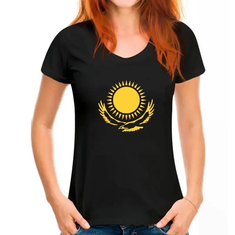 KAZAKHSTAN Shirt Kaz shirt Nation Flag Kz Russian Kazakh Country College Print Logo Ops Ees Men Vintage Woman