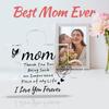 Gifts for Mom from Daughter Son, Mother's Day Birthday Gifts for Mom Engraved Puzzle Acrylic Plaque , Mom Acrylic Plaque Gifts
