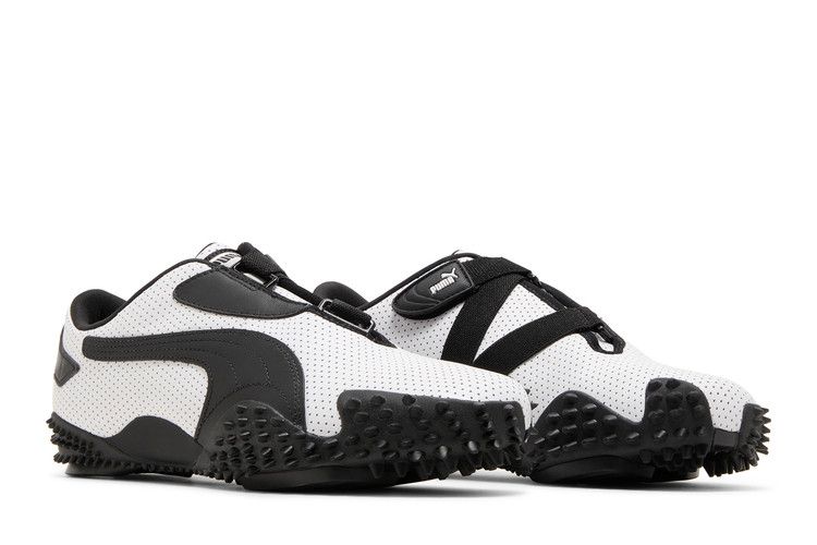 Puma Mostro Perforated Leather White Black