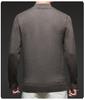 Herren Dicker Jacquard-Strickpullover - Herbst/Winter Warme Basisschicht für Väter mittleren Alters