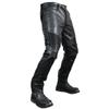 New product Locomotive Rider Straight Cycling Pants Anti-drop Pants Motorcycle Waterproof Windproof Elastic Leather Pants, Racing Pants