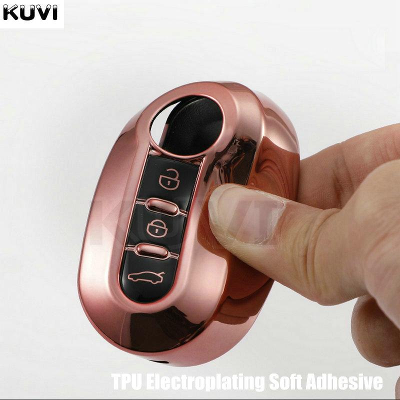 3 Buttons TPU Car Flip Key Case Cover for Fiat Ducato 500 500L Panda Grande Punto Lancia Musa Auto Shell Fob Accessories