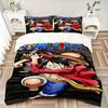 3pc Luffy One Piece Bedding Set Guest Room Bedroom Decor Christmas Halloween Decor Gifts- All Seasons (No Insert)a1013097