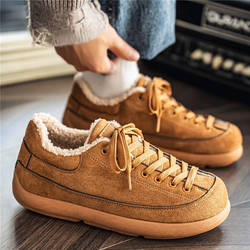 Men Women Winter Shoes Luxury Hot Warm Platform Casual Tennis Walking Outdoor Fashion Round Toe Comfortable Sneakers