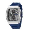 Megir Mode Sportuhren für Herren Edelstahlgehäuse Wasserdicht Leuchtend Militär Quarz Chronograph Automatisches Datum Reloj Hombre 8411