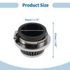 Motoforti Motorcycle Air Filter Air Intake Cleaner Mesh Rubber Metal Air Filter Replacement for Dirt Pit Bike ATV Scooter Moped