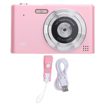 Digitálny fotoaparát 16x zoom 4K 48MP 2,4-palcový IPS displej Nahrávanie videa proti otrasom Kompaktný digitálny fotoaparát na cestovanie s