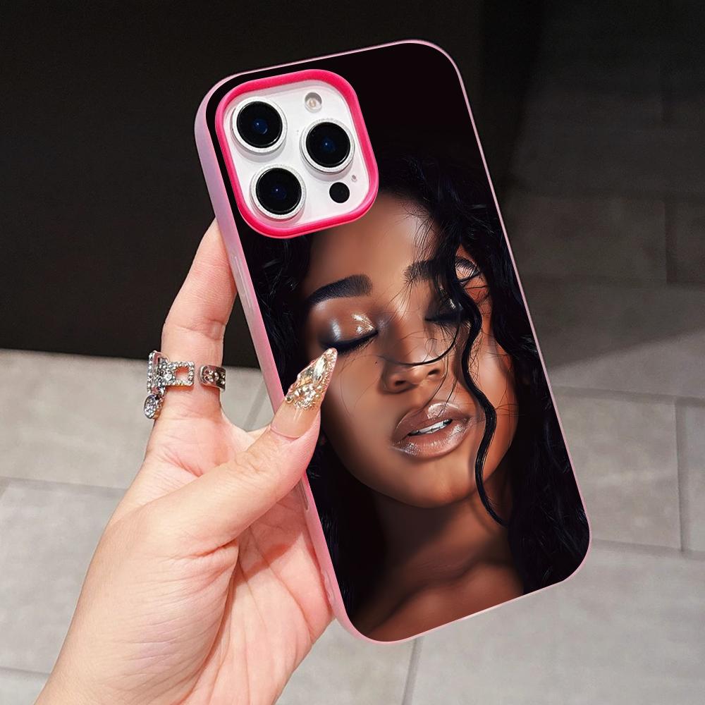 

Normani Kordei Jelly Double layer Rose Red Mobile Phone Case for iPhone 17 16 15 14 13 12 11 Air Pro Max Plus Protective iPhone 14 Pro