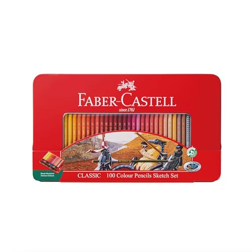 Faber-Castell Colored Pencils, 100-Color Set, 27131006