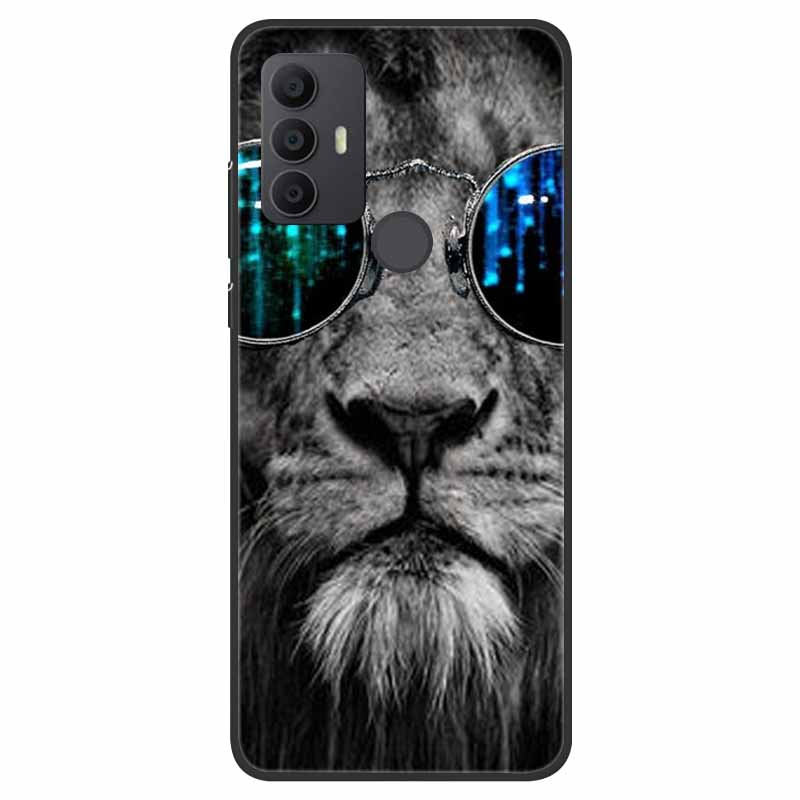 For TCL 30 SE Case Silicone Starry Space TPU Soft Back Cases For TCL 305 Cover Marble Painted for TCL 30SE TCL305 Fashion Bags