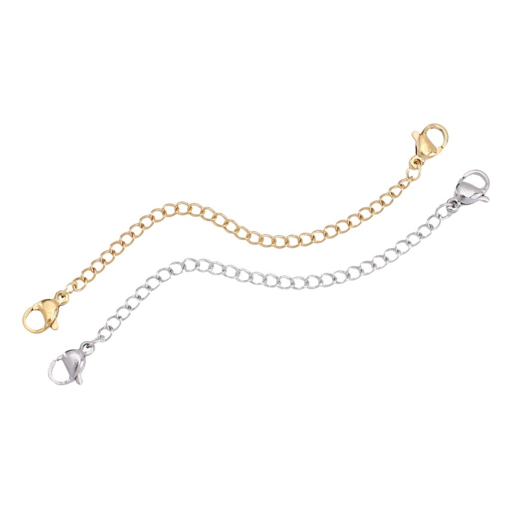 Nerezové řetízkové spony s dvouhlavým humrem pro řetízkové spony pro kutily náhrdelník Náramek Náramek na výrobu šperků Potřeby