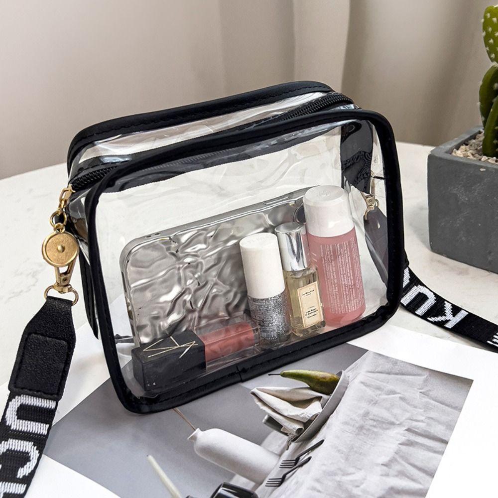 Candy Color PVC Jelly Bag Purse Shoulder Bag Simple Transparent Crossbody Bag  Girls/Female