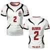 Anime Aiku Shirt Cosplay Kostüme #2 Japan U20 Aiku Fußballtrikot Oliver Aiku Fußball Trainings-T-Shirt 3D-Druck