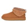 UGG Classic Ultra Mini Maxi Curly Boot Chestnut Women's Sneakers 1158263-CHE