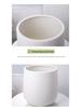Zhihuiju Minimalist Large Round Resin Plant Pot for Indoor & Outdoor Use