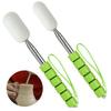 Stainless Steel Telescopic Sponge Absorbers For Ceramic Clay Water Removal Adjustable Cleaning Rod With Ergonomic Handle