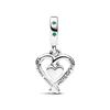 Charm pendentif - PANDORA - Noël - Argent sterling - Rouge - Femme