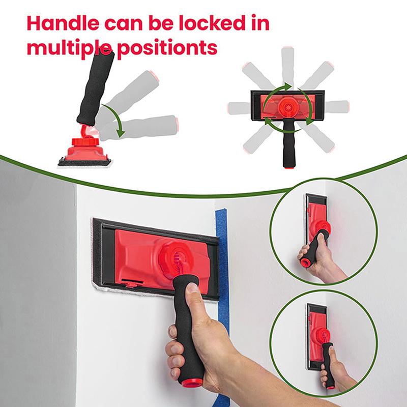 Paint Edger Trimmer Improved Guide Wheels Edge Painting Tool For Walls, Ceilings, Corners & Trims | Paint Pad Applicator