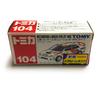 Tomica 104 Mitsubishi Lancer Evolution IV WRC Type Red Box Logo Blue Made in China No.