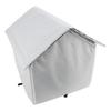 Outdoor Cat House Water Resistant Weather Proof Spacious Enclosed Winter Insulated Cat Shelter for Dog Pet Gray