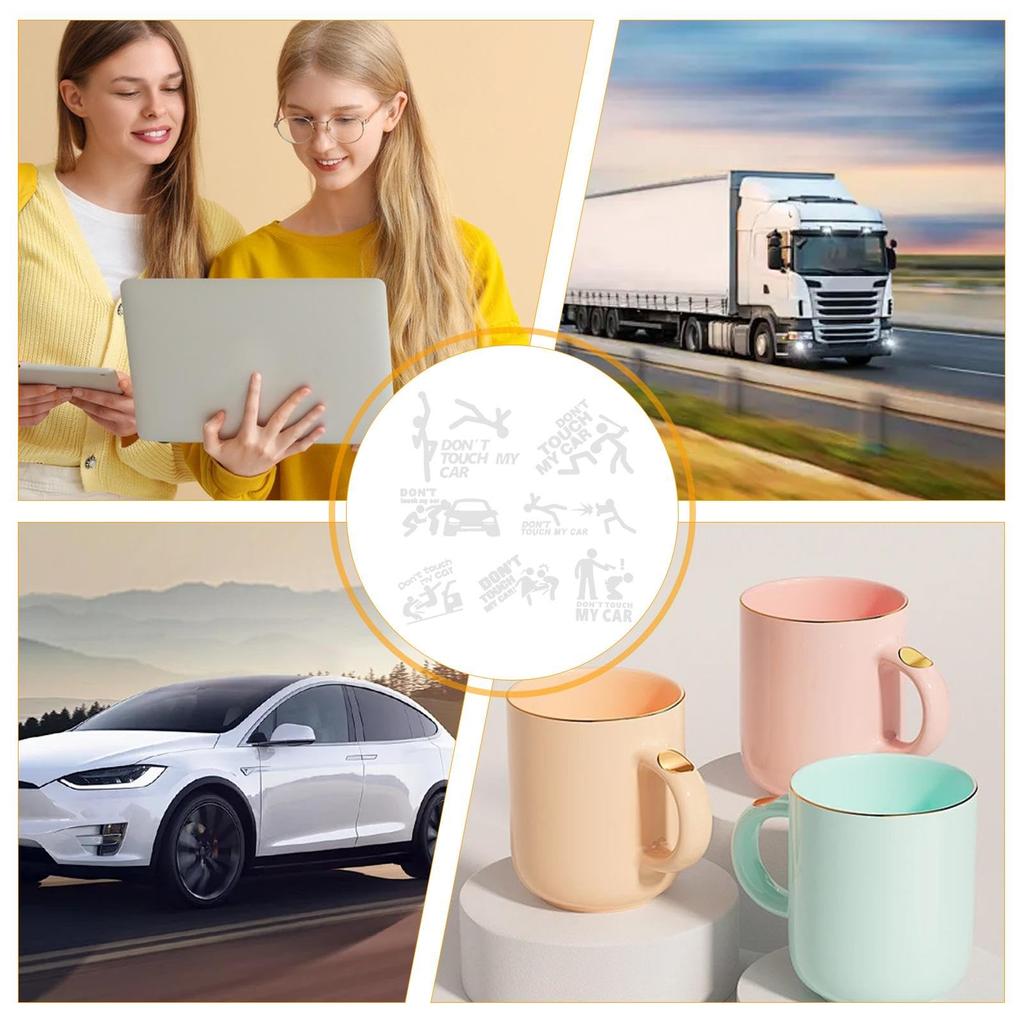 Vziguhk Berühre mein Auto nicht Aufkleber, Berühre mein Auto nicht Sticker, Berühre mein nicht