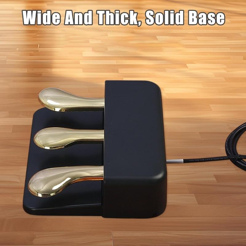 Universelles Sustain-Pedal Geeignet für elektronische Keyboards und Digitalpianos ABS-Textur Rutschfeste Basis Tragbares Design