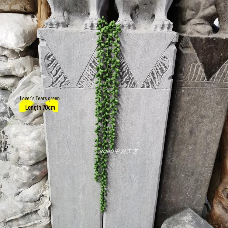 Artificial Spider Plant & Fern Hanging Decor - Trailing Green Vines for Wall & Ceiling