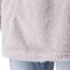 Warm Winter Hoodie Jacket Stylish Women Mid-length Fleece Shearling Thickened Solid Color Pocket Outwear