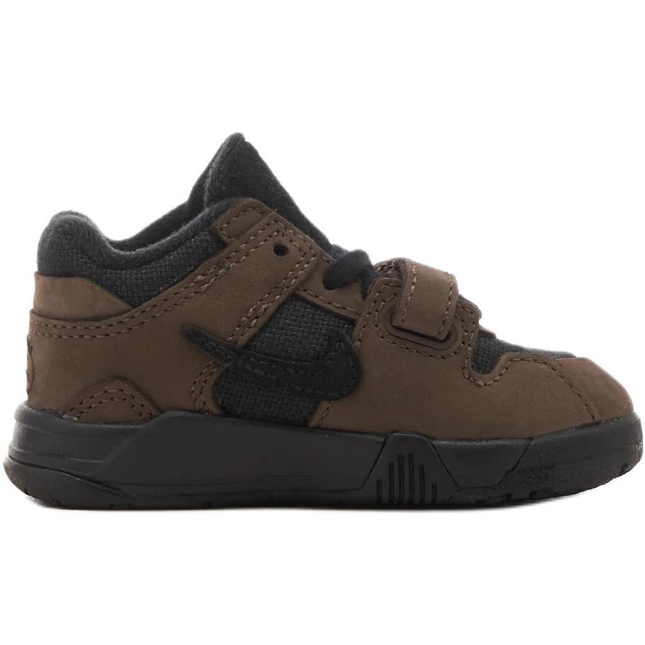 New Travis Scott x Jordan Jumpman Jack Anti-Slip Wear-Resistant Low-Top Toddler Shoes Black Brown Infant And Toddler FJ2852-204