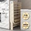 Folding Floor-Standing Clothes Drying Rack for Household, Bedroom, Balcony, Indoor Use - Ideal for Baby Clothes and Quilts.