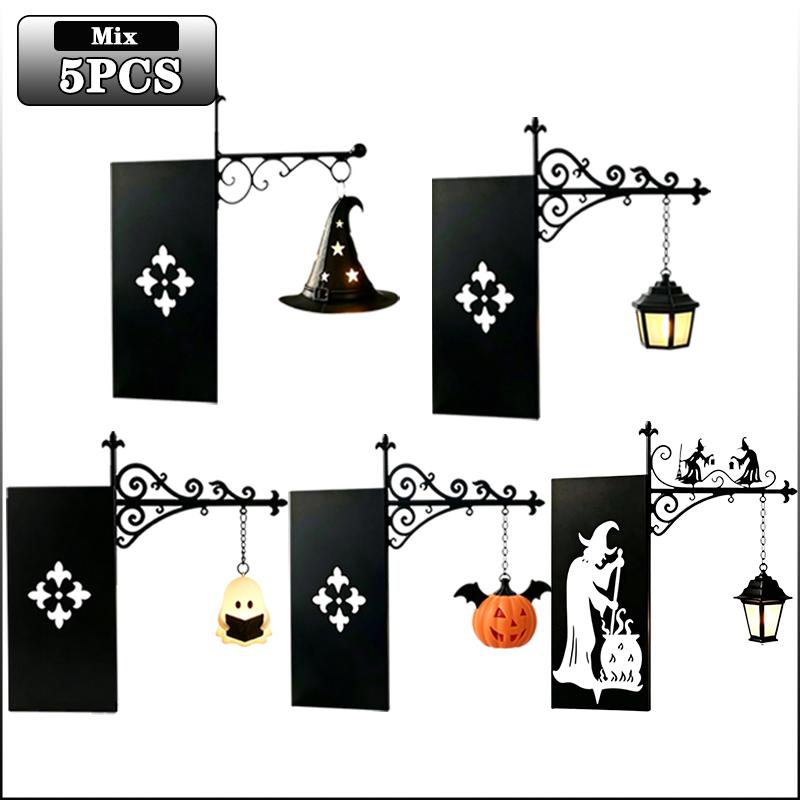 Xiaomi Halloween Library Lantern Mini Bookshelf Lamp Vintage Hanging Shelf Light Decorative Lantern Halloween Gift for Book Lovers