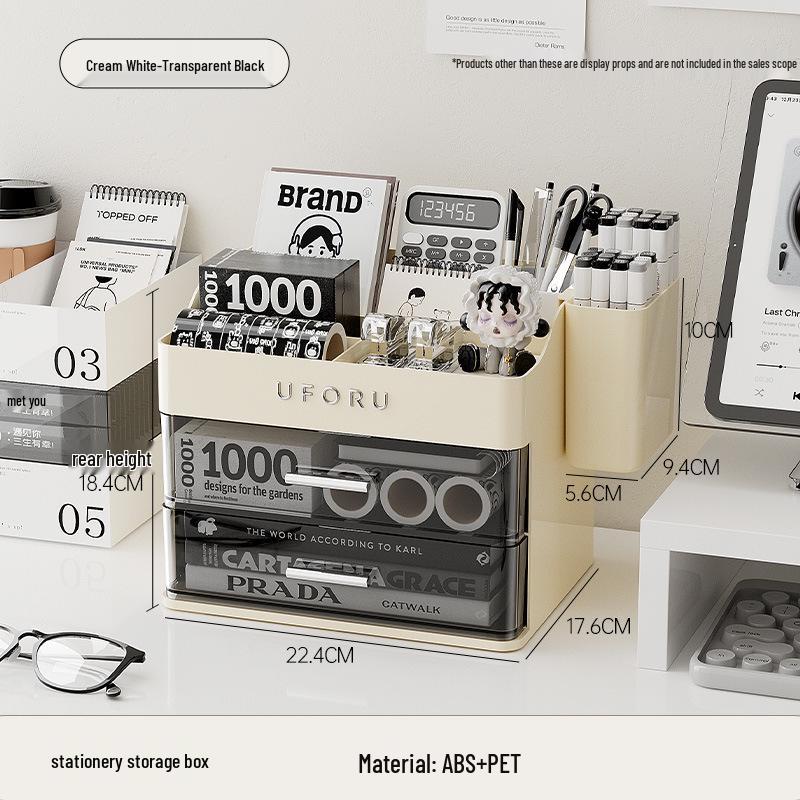 Luxuriöse Kosmetikaufbewahrungsbox: Multifunktionaler Organizer für Lippenstift & Hautpflege auf dem Schminktisch