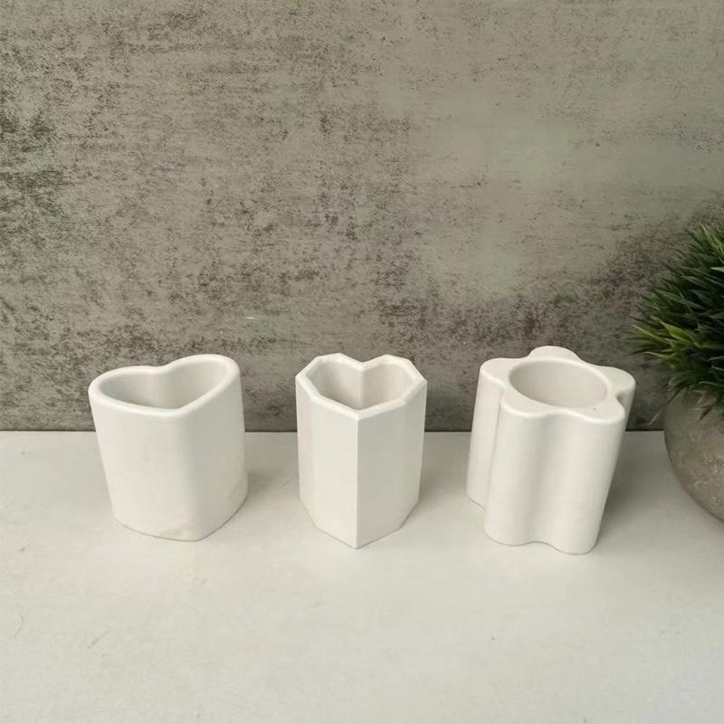 Creative Succulent Pen Holder Silicone Mould Individualized Flower Vase Silicone Moulds for Unique Home Tabletop Decors