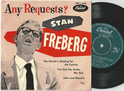 7inch Record STAN FREBERG - Any Requests? EAP1496 Capitol Records UK Pop Used